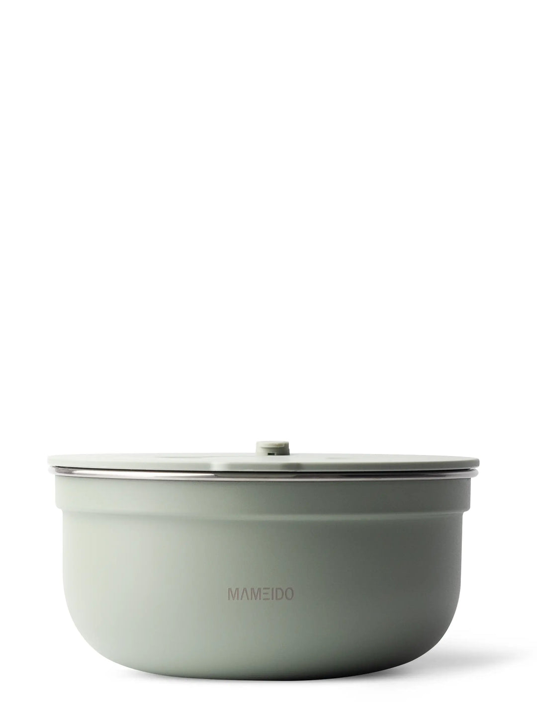 MAMEIDO Salatbox to-go mit 3 Trennfächern & Dressingcontainer #farbe_desert-sage