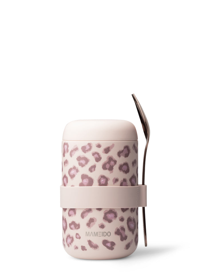 MAMEIDO Thermobehälter mit Gabel-Löffel-Kombination 500ml Dusty Glam #farbe_dusty-glam