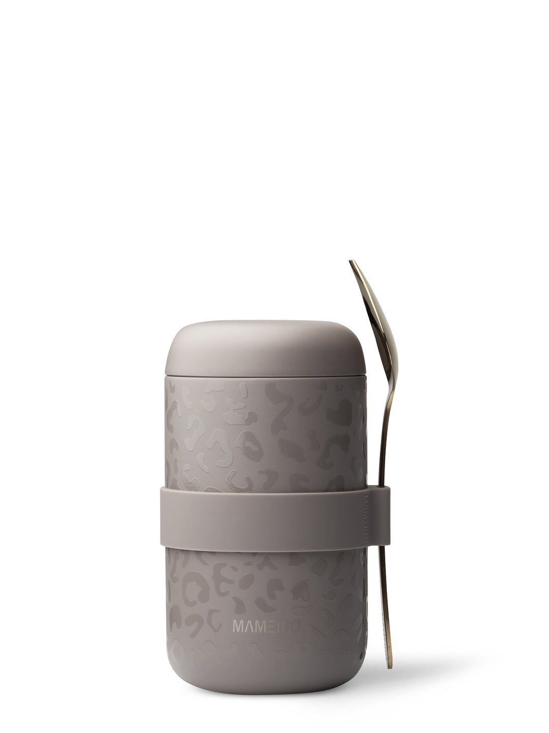 MAMEIDO Thermobehälter mit Gabel-Löffel-Kombination 500ml Sleek Leo #farbe_sleek-leo