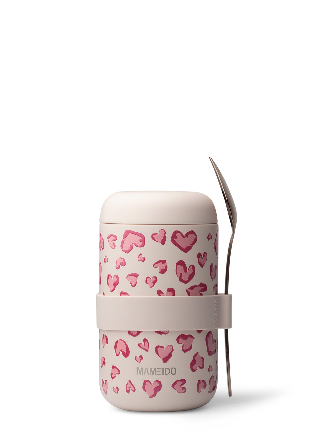 MAMEIDO Thermobehälter mit Gabel-Löffel-Kombination 500ml Wild Love #farbe_wild-love