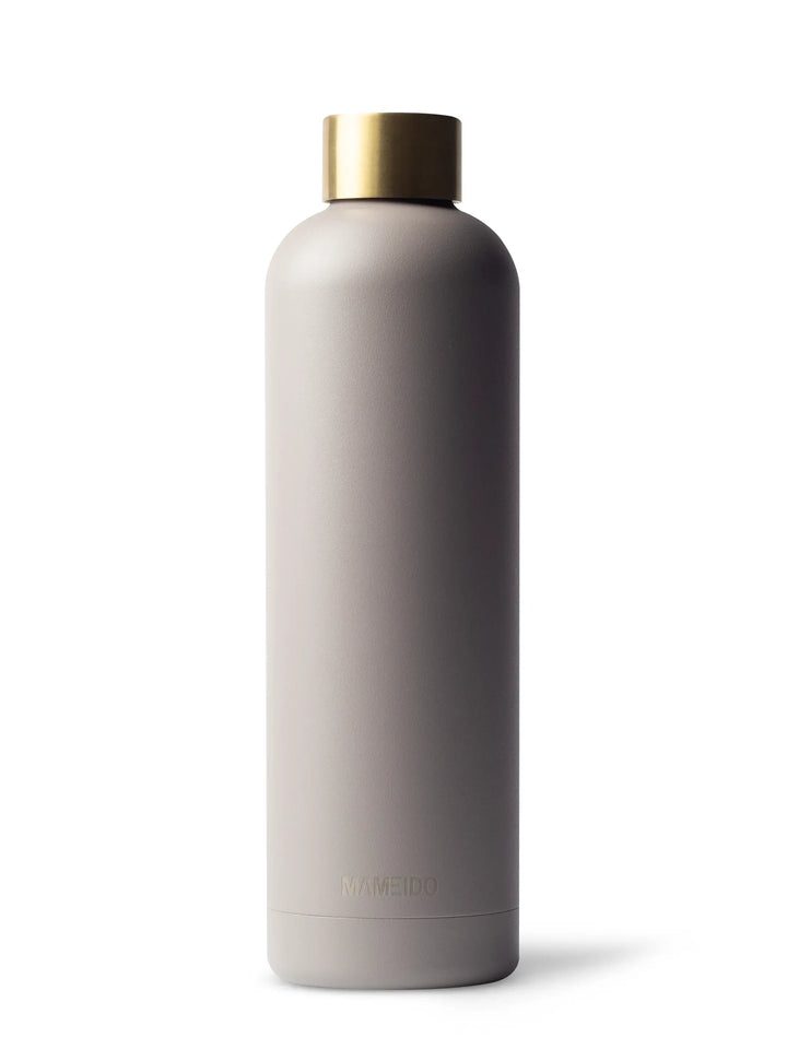 MAMEIDO Thermosflasche 750ml Taupe Grey Gold #farbe_taupe-grey-gold