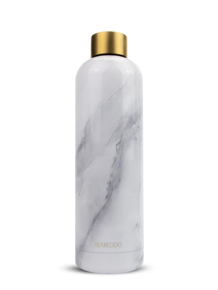 MAMEIDO Thermosflasche 750ml White Marble Gold #farbe_white-marble-gold