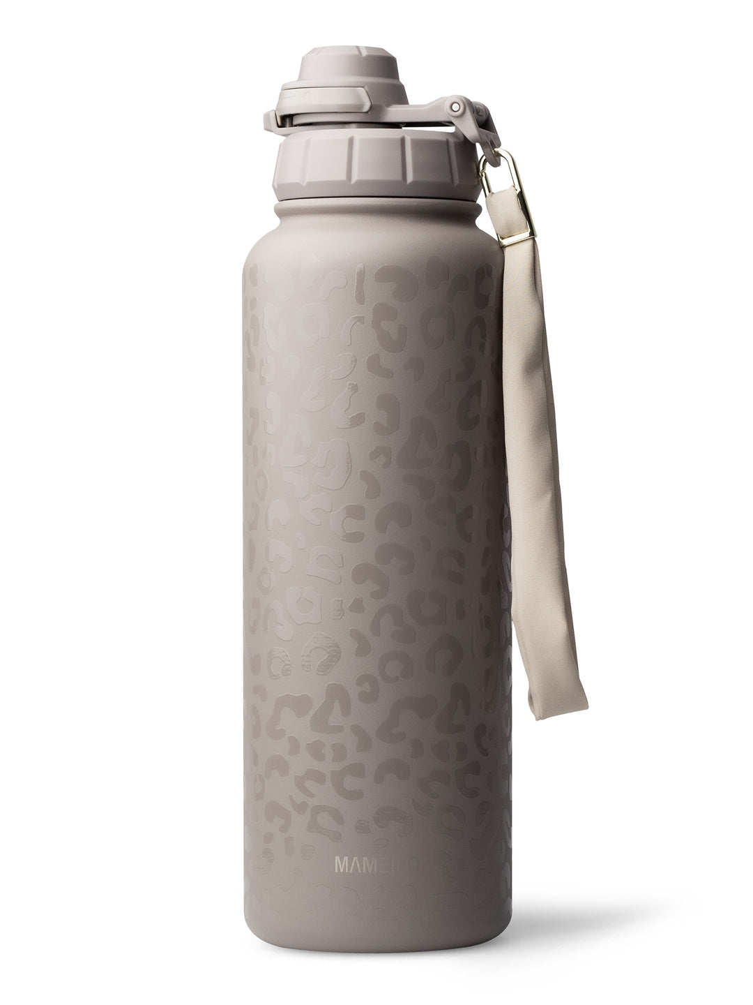 MAMEIDO Thermosflasche mit Strohhalm 1200ml #farbe_sleek-leo