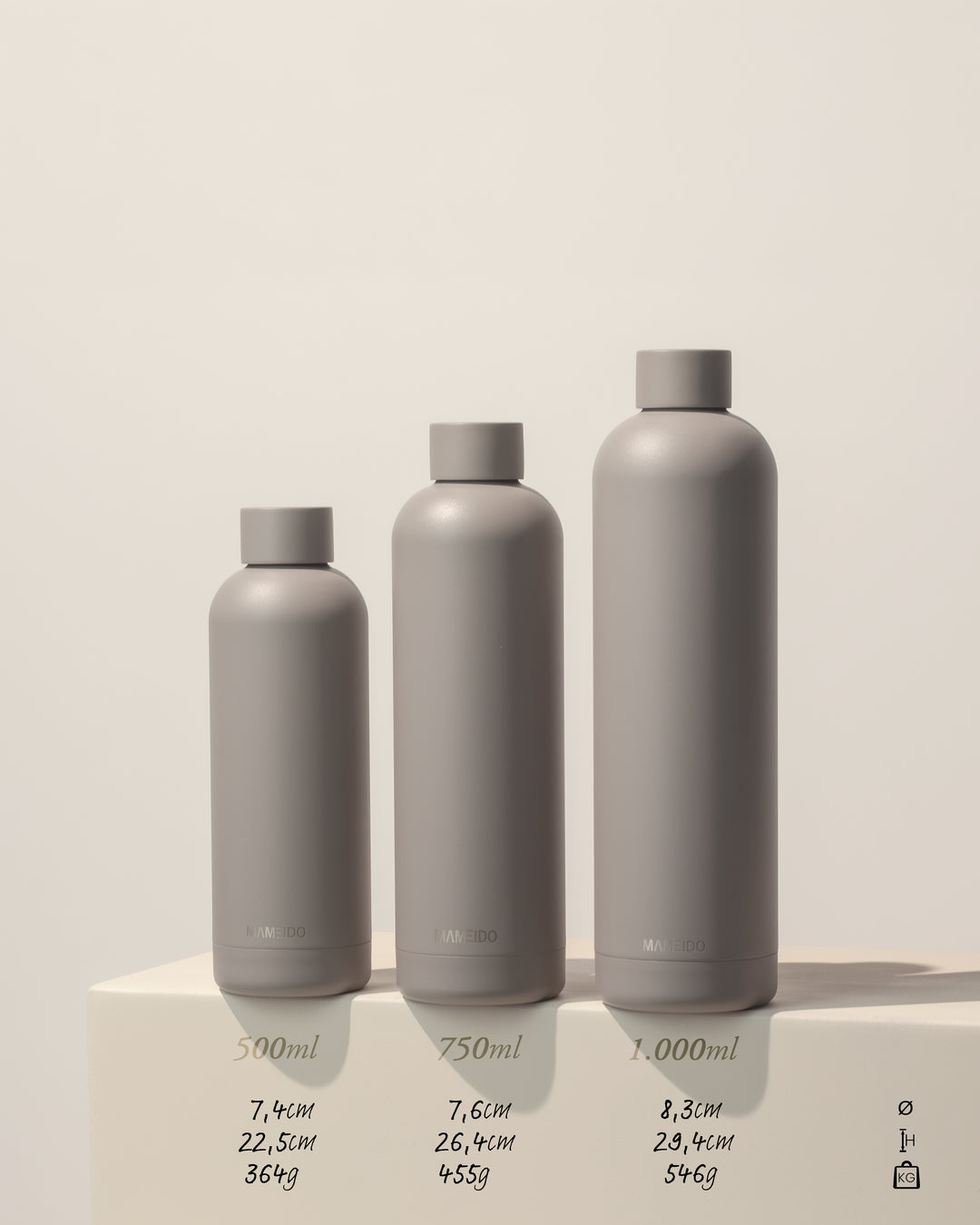 MAMEIDO Thermosflasche Sleek Leo Gold #farbe_sleek-leo-gold