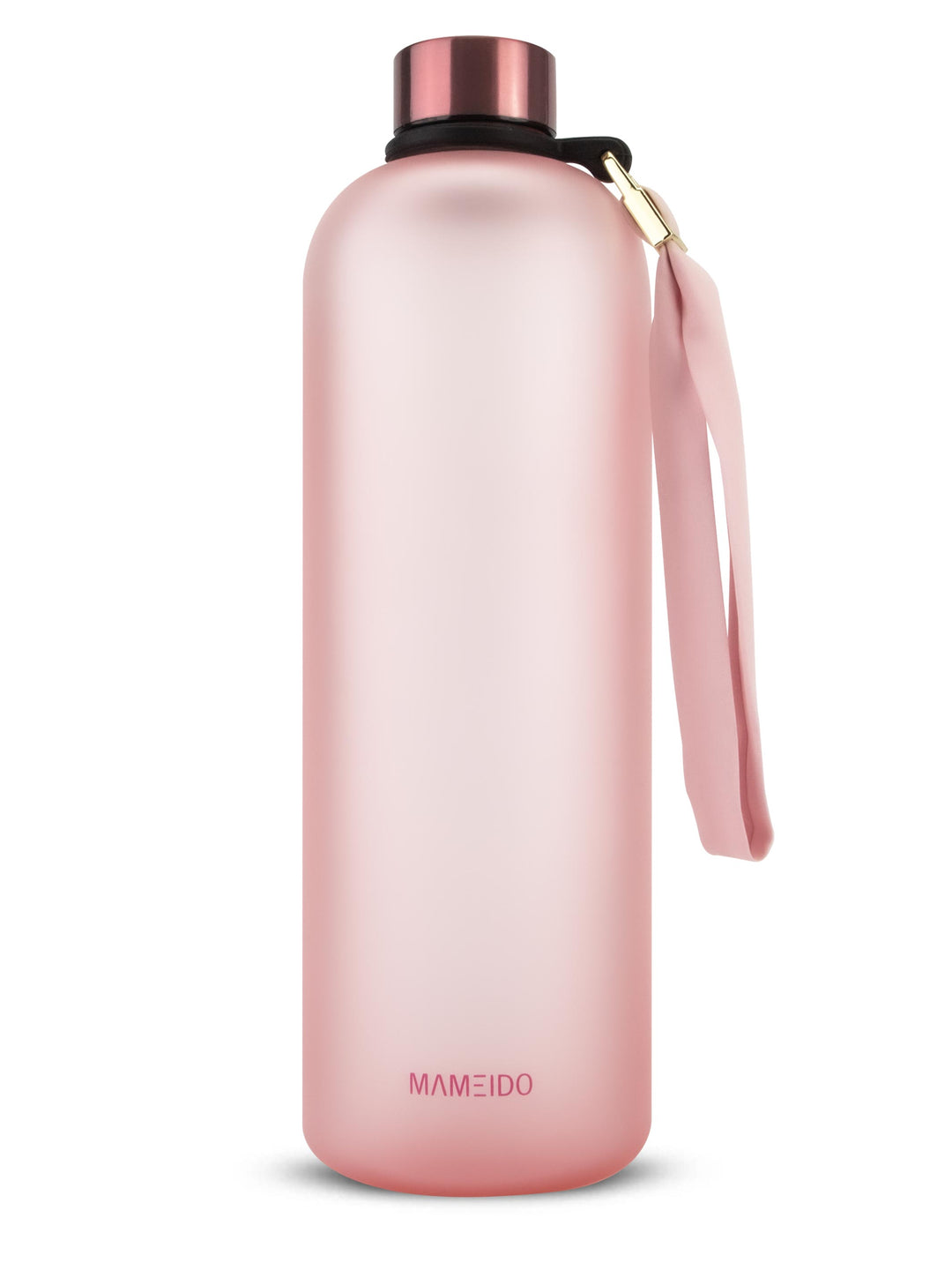 MAMEIDO Trinkflasche 1,5l mit Zeitmarkierung Flamingo Pink #farbe_flamingo-pink